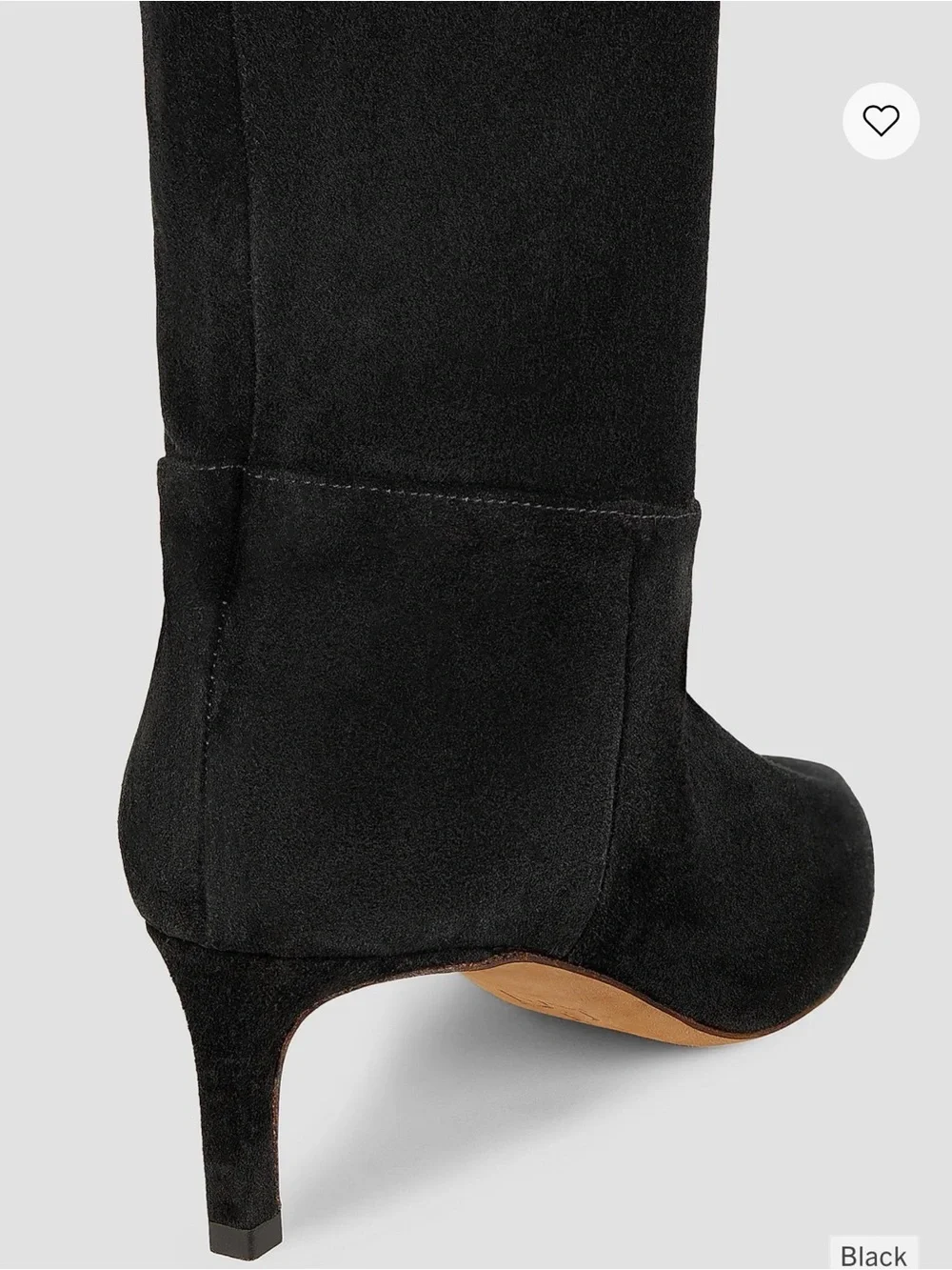 Ulla Johnson black Over-the-Knee Kitten Heel ‘Carolina’ Boots - Women